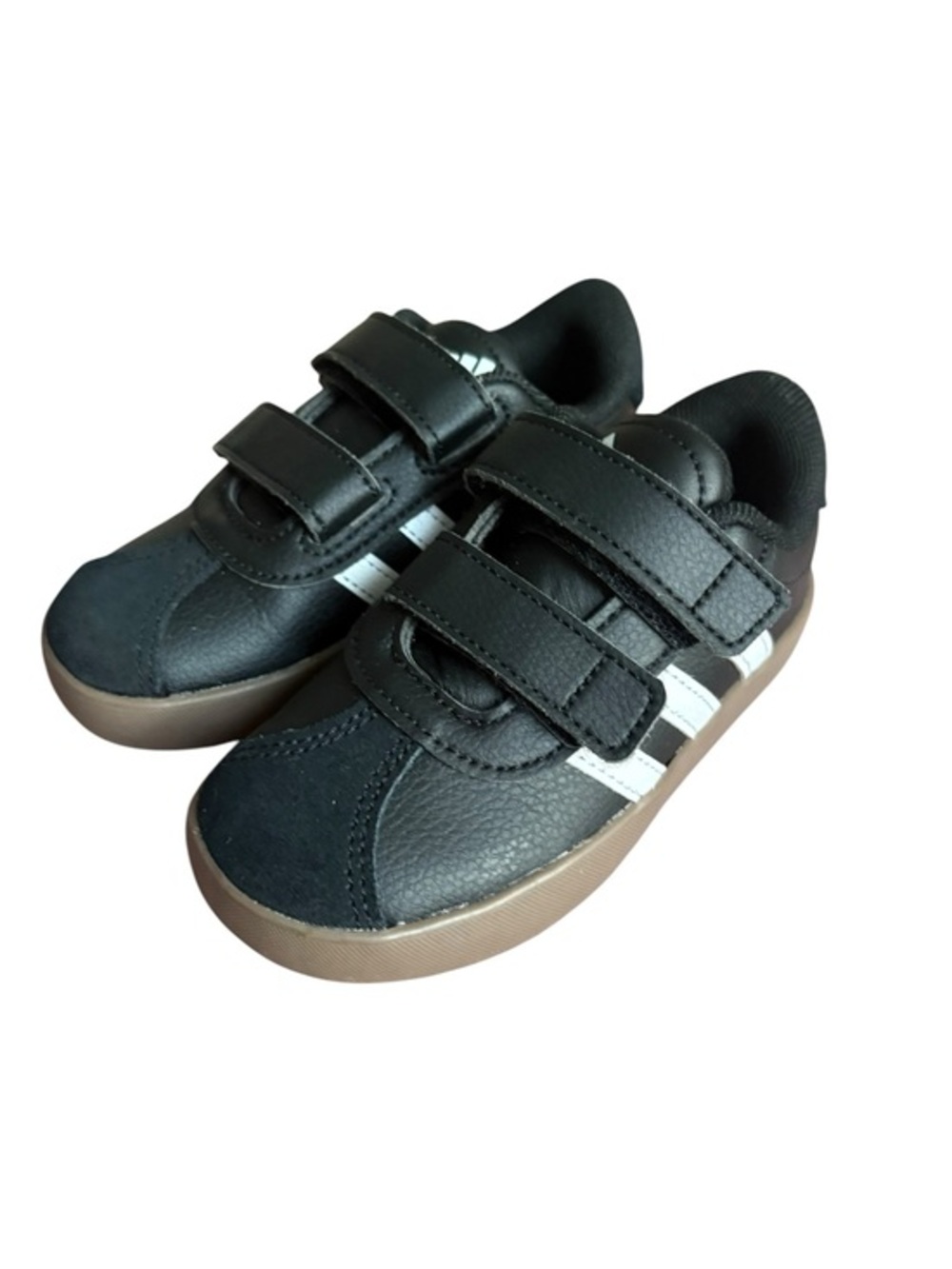 Adidas VL COURT 3.0 SHOES KIDS black /white size 8.